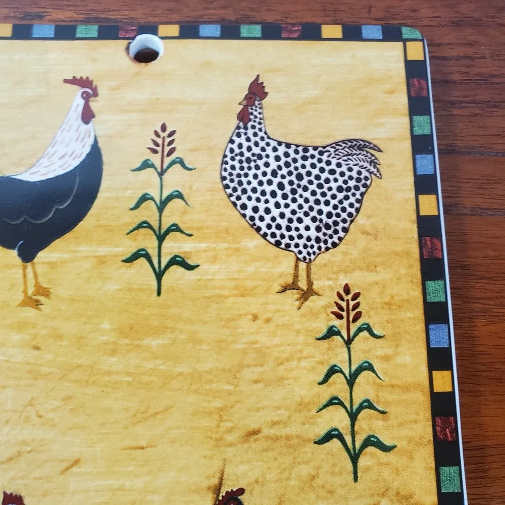 Warren Kimble‎ Sakura Country Quartet Trivet, 6.625x 8.5 inches
